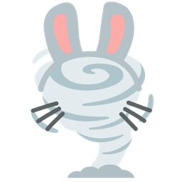 tornado and rabbit face