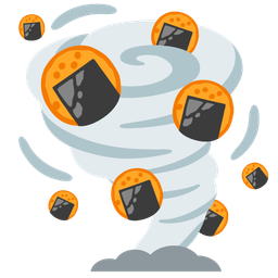 tornado and rice cracker