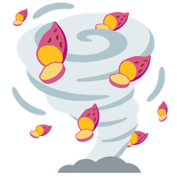 tornado and roasted sweet potato