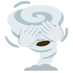 tornado and see-no-evil monkey