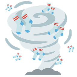 tornado and socks
