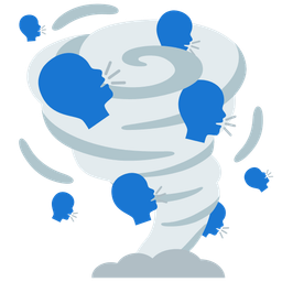 tornado and speaking head