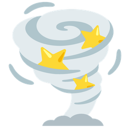 tornado and star