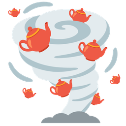 tornado and teapot