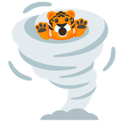 tornado and tiger face