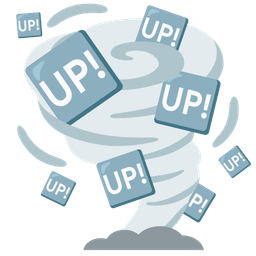 tornado and UP! button