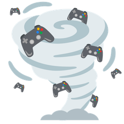 tornado and video game