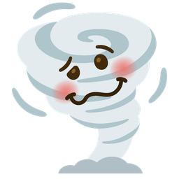 tornado and woozy face