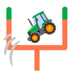 tractor and american football