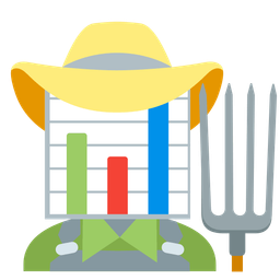tractor and bar chart