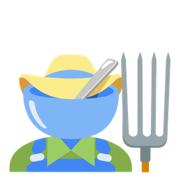 tractor and bowl with spoon