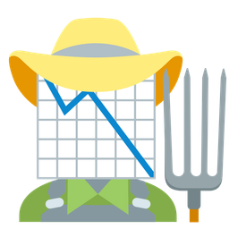 tractor and chart decreasing