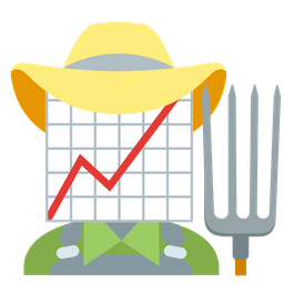 tractor and chart increasing