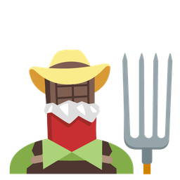 tractor and chocolate bar