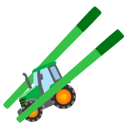 tractor and chopsticks