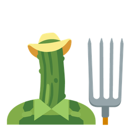 tractor and cucumber