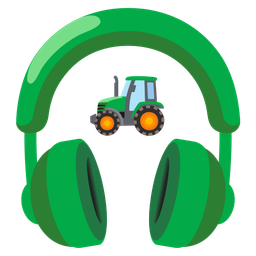tractor and headphone