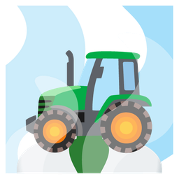 tractor and hot springs