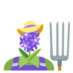 tractor and hyacinth