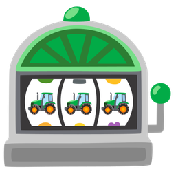 tractor and slot machine