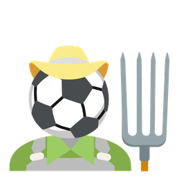 tractor and soccer ball