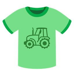 tractor and t-shirt