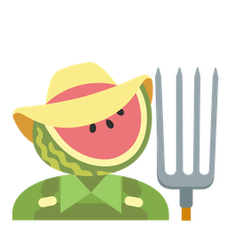 tractor and watermelon