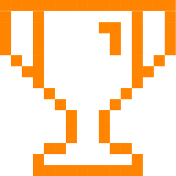 trophy and alien monster