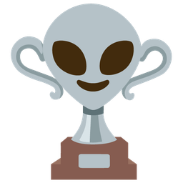trophy and alien