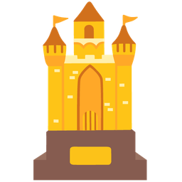 trophy and castle