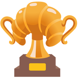 trophy and croissant