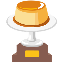 trophy and custard
