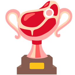 trophy and cut of meat