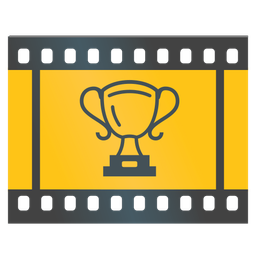 trophy and film frames