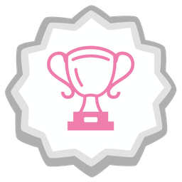 trophy and fish cake with swirl