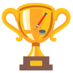 trophy and ice hockey