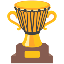 trophy and long drum