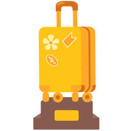 trophy and luggage