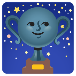 trophy and new moon face