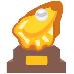 trophy and oyster