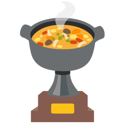 trophy and pot of food