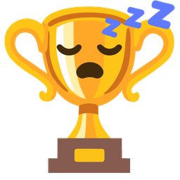 Trophy and Sleeping face