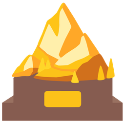 trophy and snow-capped mountain