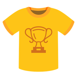 trophy and t-shirt