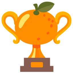 trophy and tangerine