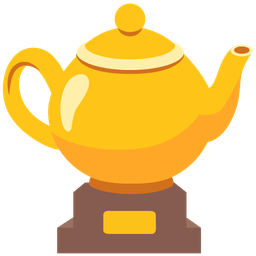 trophy and teapot