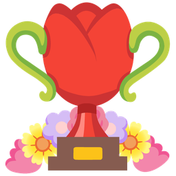trophy and tulip