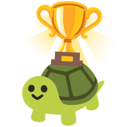 trophy and turtle