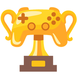 trophy and video game