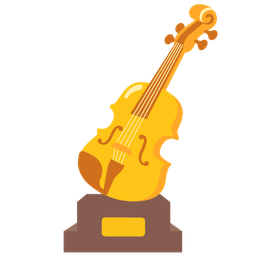 trophy and violin